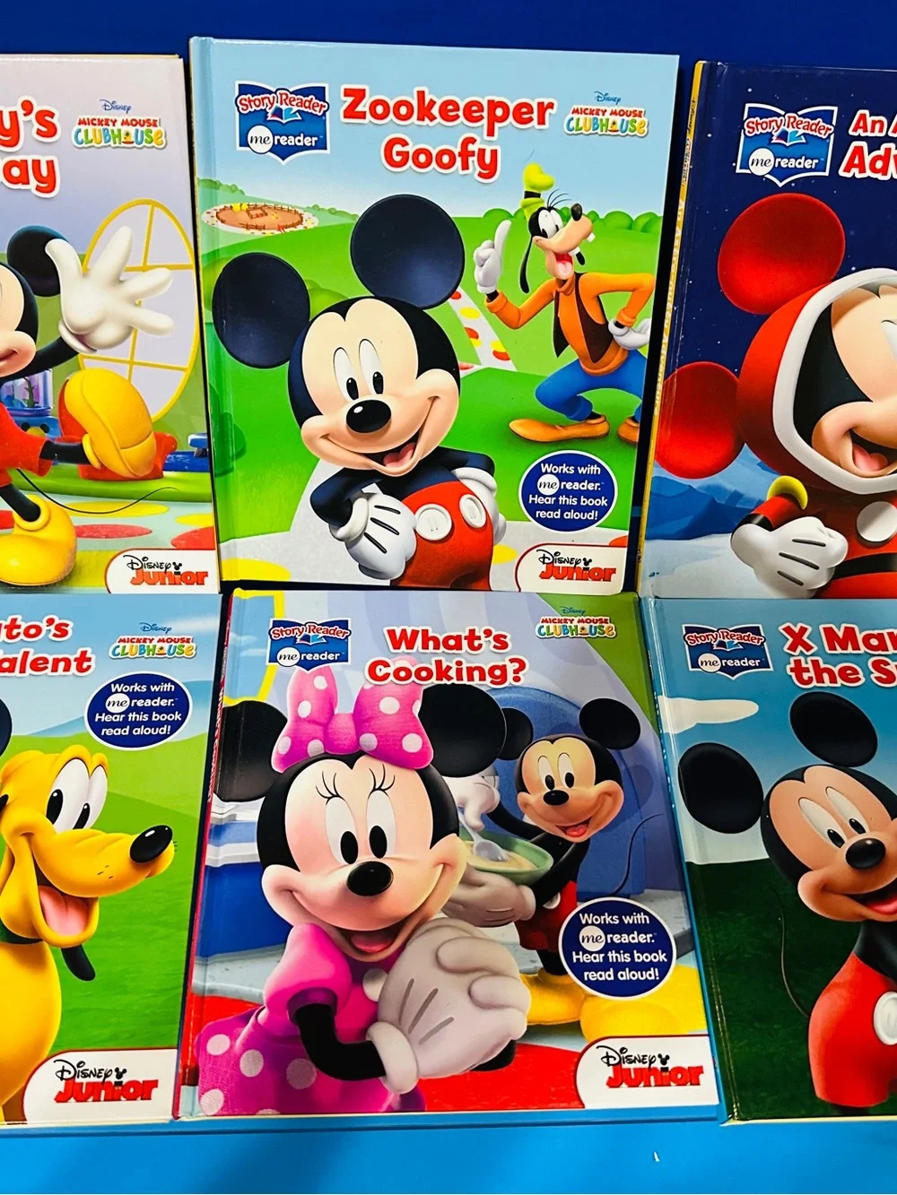 Disney Mickey Mouse Clubhouse Story Reader Hardcover Books Set of 6
